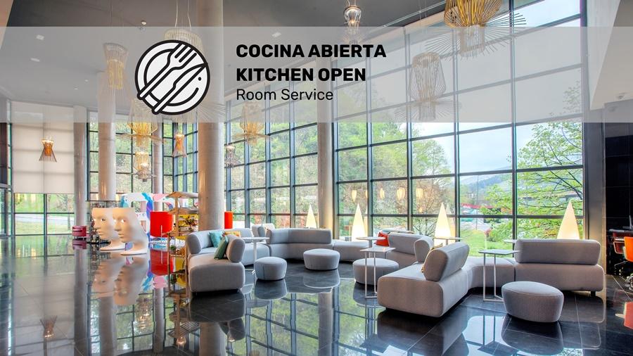 فندق جران بالباو بلباو المظهر الخارجي الصورة Kitchen open room service