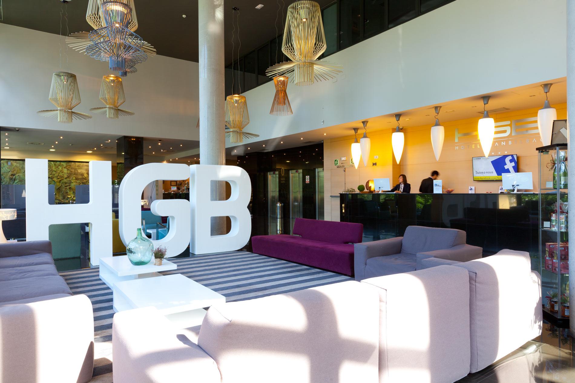 فندق جران بالباو بلباو المظهر الخارجي الصورة Reception area